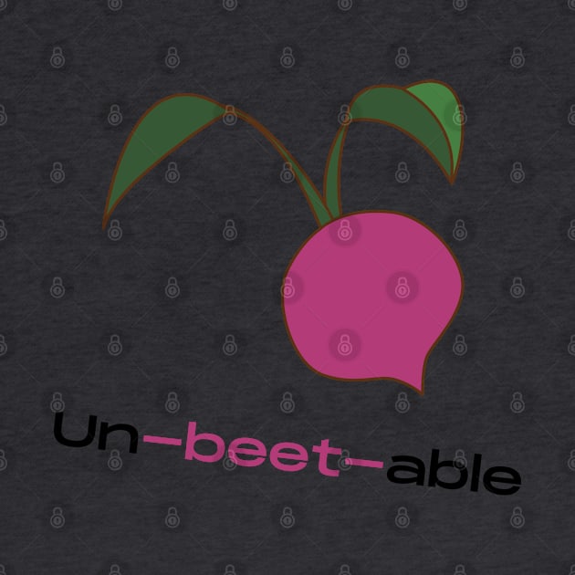 Unbeatable unbeetable vegetable pun by Felicity-K